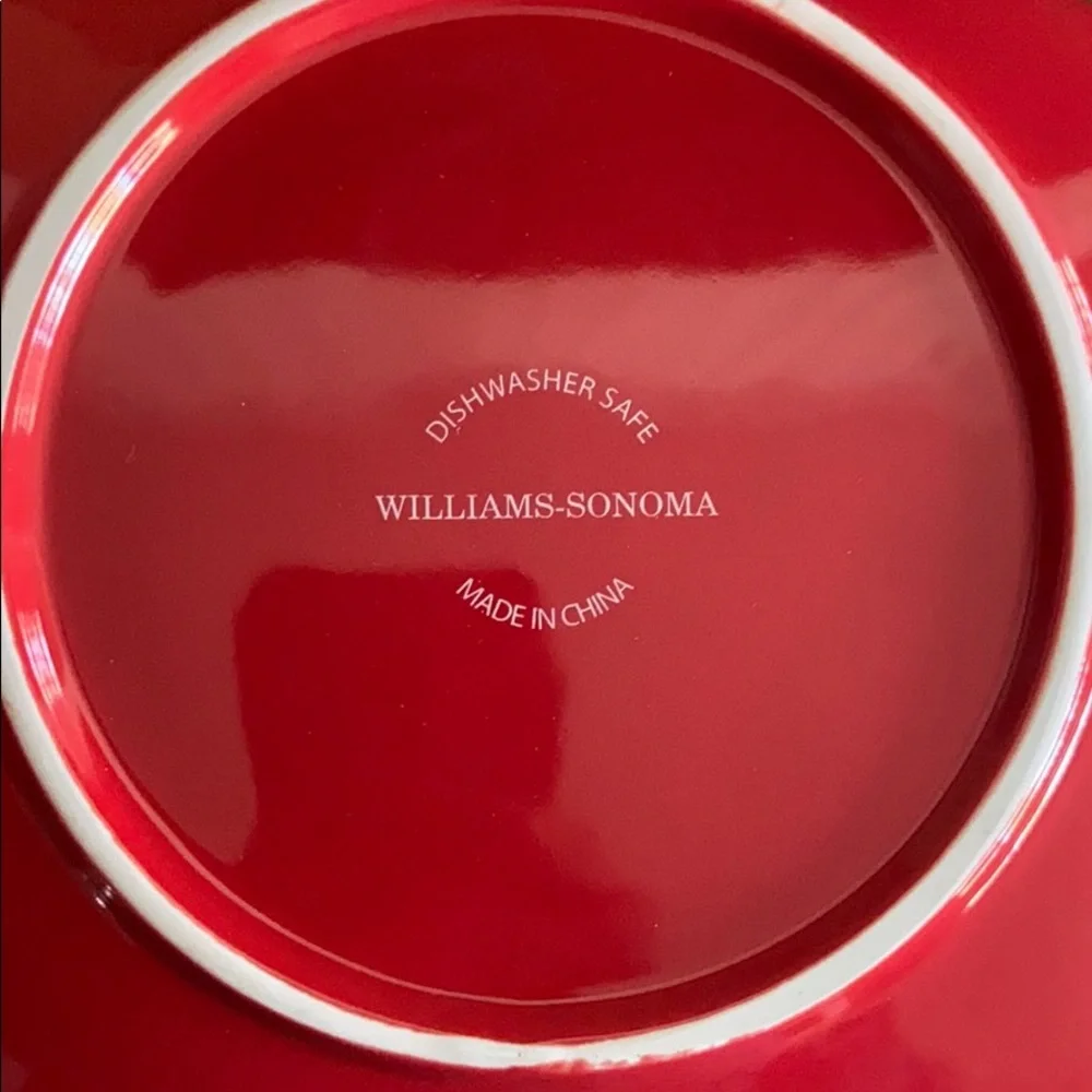 Williams Sonoma Porcelain Star Dessert Plates